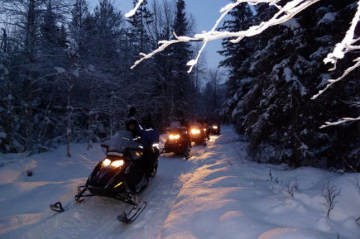 Balade en motoneige