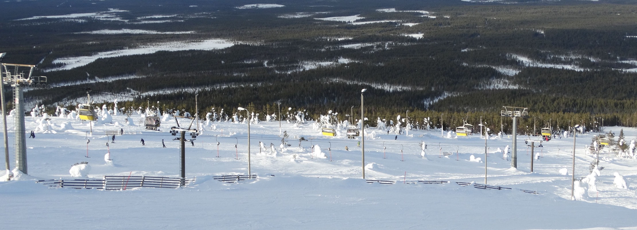 Station de ski en laponie